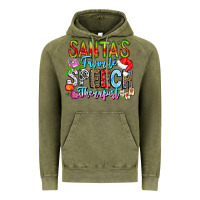 Vintage Olive festive speech therapist tribute Vintage Hoodie - CowhideDigitalArt