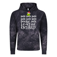 Cloud Black Loathe Entirely Grinch For Light Hate hate hate happy christmas Vintage Hoodie - linhVisuals