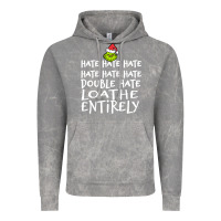 Cloud Rock Loathe Entirely Grinch For Light Hate hate hate happy christmas Vintage Hoodie - linhVisuals
