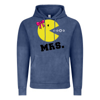 Vintage Denim Mrs Pacman Vintage Hoodie - linhVisuals