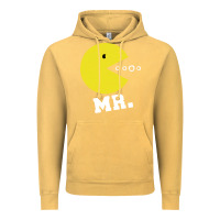 Vintage Mustard Mr Pacman Vintage Hoodie - linhVisuals