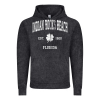 Vintage Black indian rocks beach florida vintage shamrock sports zip hoodie Vintage Hoodie - linhVisuals