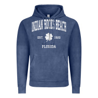 Vintage Denim indian rocks beach florida vintage shamrock sports zip hoodie Vintage Hoodie - linhVisuals