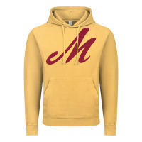 Vintage Mustard Muhlenberg College Vintage Hoodie - linhVisuals