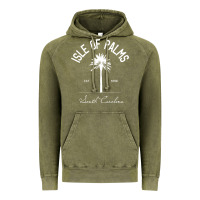 Vintage Olive isle of palms sc palm tree isle of palms beach gift pullover hoodie Vintage Hoodie - linhVisuals