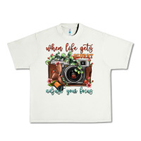 Pistachio When Life Gets Blurry Adjust Your Focus Vintage Camera Urban Heavy Tee - FaDigitalArtStudio