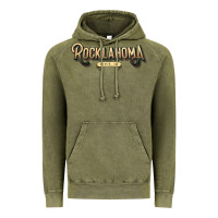 Vintage Olive 2022#ROCKLAHOMA Vintage Hoodie - linhVisuals