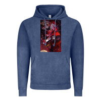 Vintage Denim hazbin, hazbin hotel alastor, jeby,angel dust, demon Vintage Hoodie - linhVisuals
