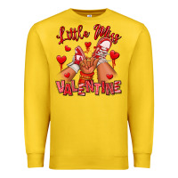 Little Miss Valentine Afro Kid Sneakers Premium Sweatshirt | Teevron