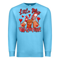 Ocean Blue little miss valentine afro kid sneakers Premium Sweatshirt - RanaPortraitStore