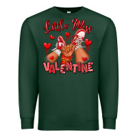 Sports Green little miss valentine afro kid sneakers Premium Sweatshirt - RanaPortraitStore