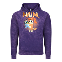 Cloud Purple Bluey Mum Vintage Hoodie - linhVisuals
