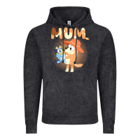 Vintage Black Bluey Mum Vintage Hoodie - linhVisuals