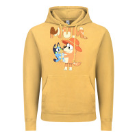 Vintage Mustard Bluey Mum Vintage Hoodie - linhVisuals