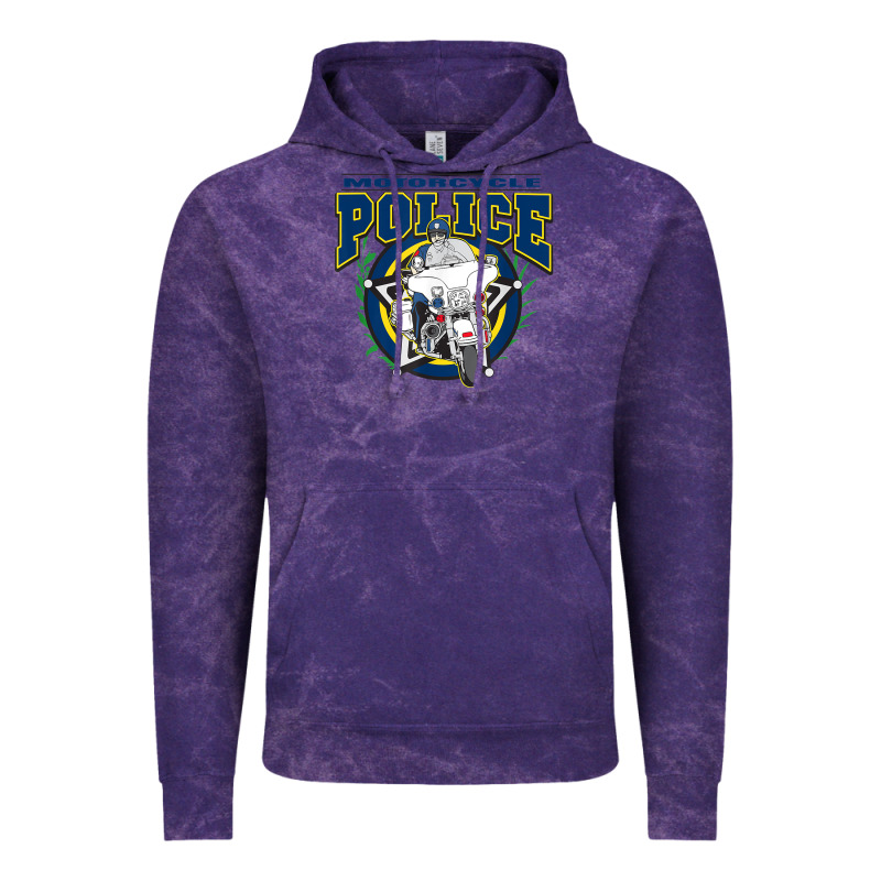 Motorcycle Police Law Enforcement Vintage Hoodie by linhVisuals | Teevron