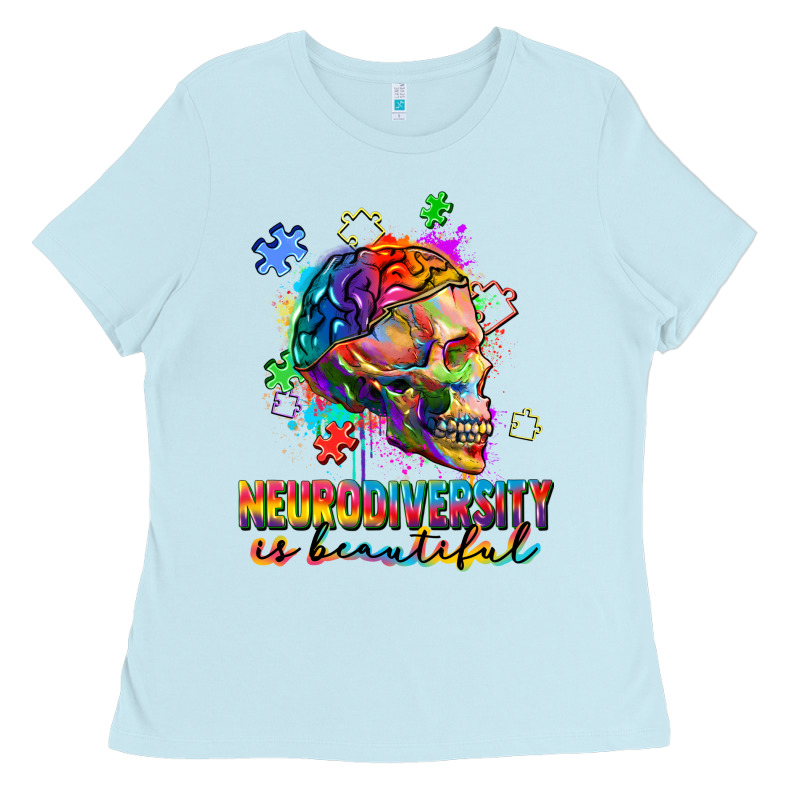 Neurodiversity Is Beautiful Ladies Tee by FaDigitalArtStudio | Teevron
