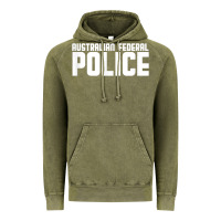Vintage Olive australian federal police Vintage Hoodie - linhVisuals
