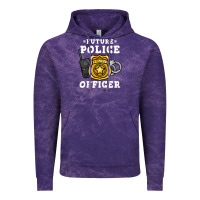 Cloud Purple kids future police officer policeman Vintage Hoodie - linhVisuals