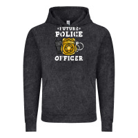 Vintage Black kids future police officer policeman Vintage Hoodie - linhVisuals