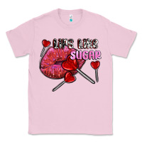 Bubblegum Pink lips like sugar olivia Classic Tee - OliviaCreatesArt