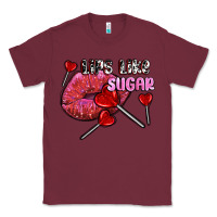 Burgundy lips like sugar olivia Classic Tee - OliviaCreatesArt