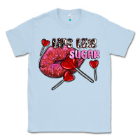 Dusty Blue lips like sugar olivia Classic Tee - OliviaCreatesArt