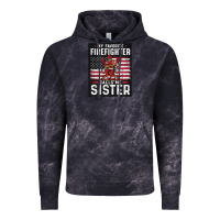 Cloud Black my favorite firefighter calls me sister. Vintage Hoodie - linhVisuals