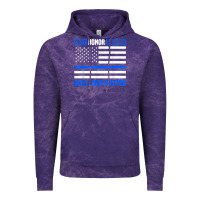 Cloud Purple blue lives matter for police officer Vintage Hoodie - linhVisuals