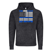 Vintage Black blue lives matter for police officer Vintage Hoodie - linhVisuals