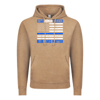 Vintage Coffee blue lives matter for police officer Vintage Hoodie - linhVisuals