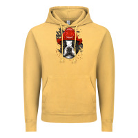 Vintage Mustard boston terrier firefighter boston terrier dog lover premium Vintage Hoodie - linhVisuals