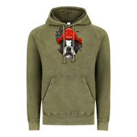 Vintage Olive boston terrier firefighter boston terrier dog lover premium Vintage Hoodie - linhVisuals