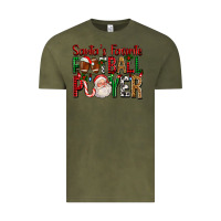Vintage Olive Santa's Favorite Football Player For Christmas Vintage Tee - FaDigitalArtStudio