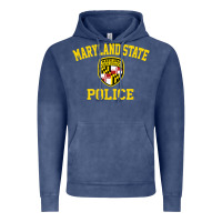 Vintage Denim maryland state police Vintage Hoodie - linhVisuals