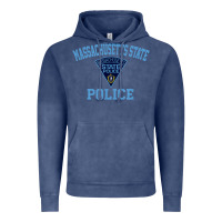 Vintage Denim massachusetts state police Vintage Hoodie - linhVisuals