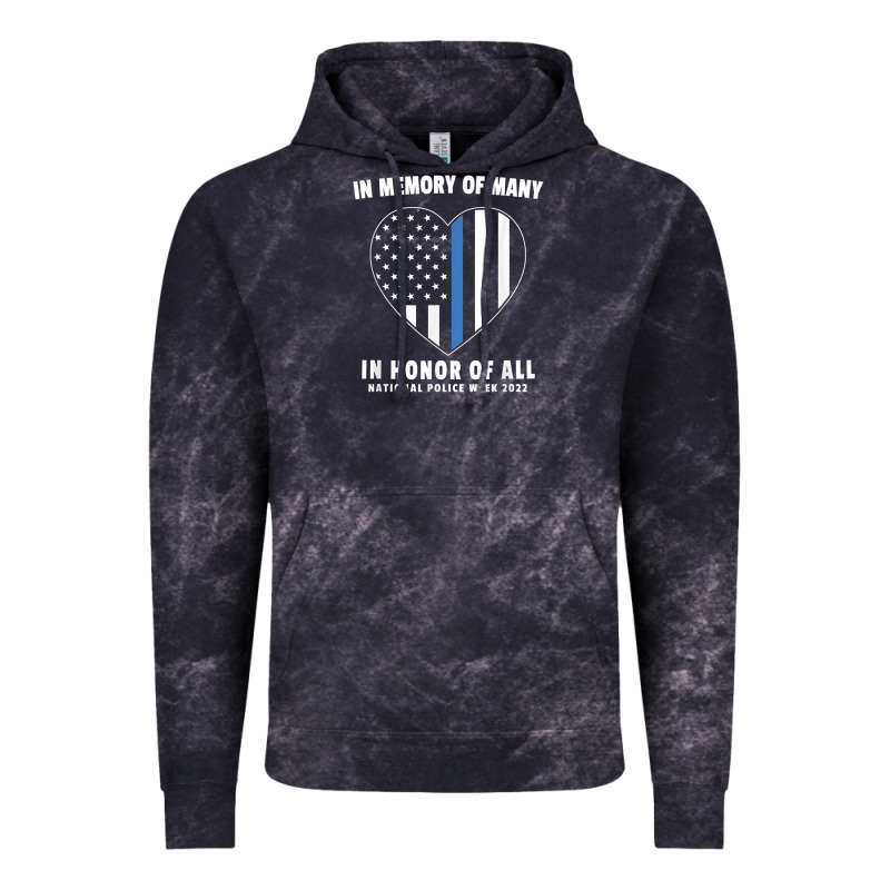 National Police Week Shirt In Memory And Honor Us Flag Vintage Hoodie by linhVisuals | Teevron