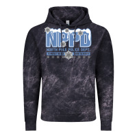 Cloud Black north pole police department Vintage Hoodie - linhVisuals