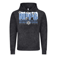 Vintage Black north pole police department Vintage Hoodie - linhVisuals