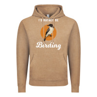 Vintage Coffee birding birdwatching eastern phoebe Vintage Hoodie - linhVisuals