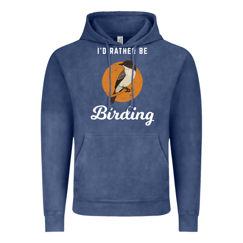 Birding Birdwatching Eastern Phoebe Vintage Hoodie by linhVisuals | Teevron