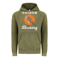 Vintage Olive birding birdwatching kestrel bird bird Vintage Hoodie - linhVisuals