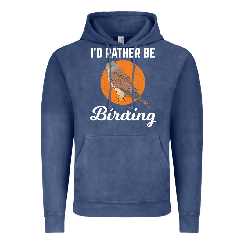 Birding Birdwatching Kestrel Bird Bird Vintage Hoodie by linhVisuals | Teevron