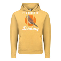 Vintage Mustard birding birdwatching kestrel bird bird Vintage Hoodie - linhVisuals