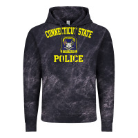 Cloud Black connecticut state police Vintage Hoodie - linhVisuals