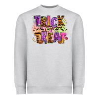 Heather Grey Trick or treat Heavyweight Sweatshirt - RanaPortraitStore