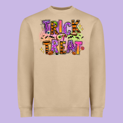 Trick Or Treat Heavyweight Sweatshirt Designed By Ranaportraitstore
