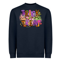 Navy Trick or treat Heavyweight Sweatshirt - RanaPortraitStore