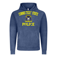 Vintage Denim connecticut state police Vintage Hoodie - linhVisuals