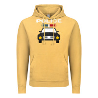 Vintage Mustard cool policeman law enforcement deputy kawaii police mobile premium Vintage Hoodie - linhVisuals