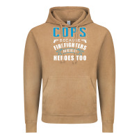 Vintage Camel cops because firefighters need heroes too premium Vintage Hoodie - linhVisuals